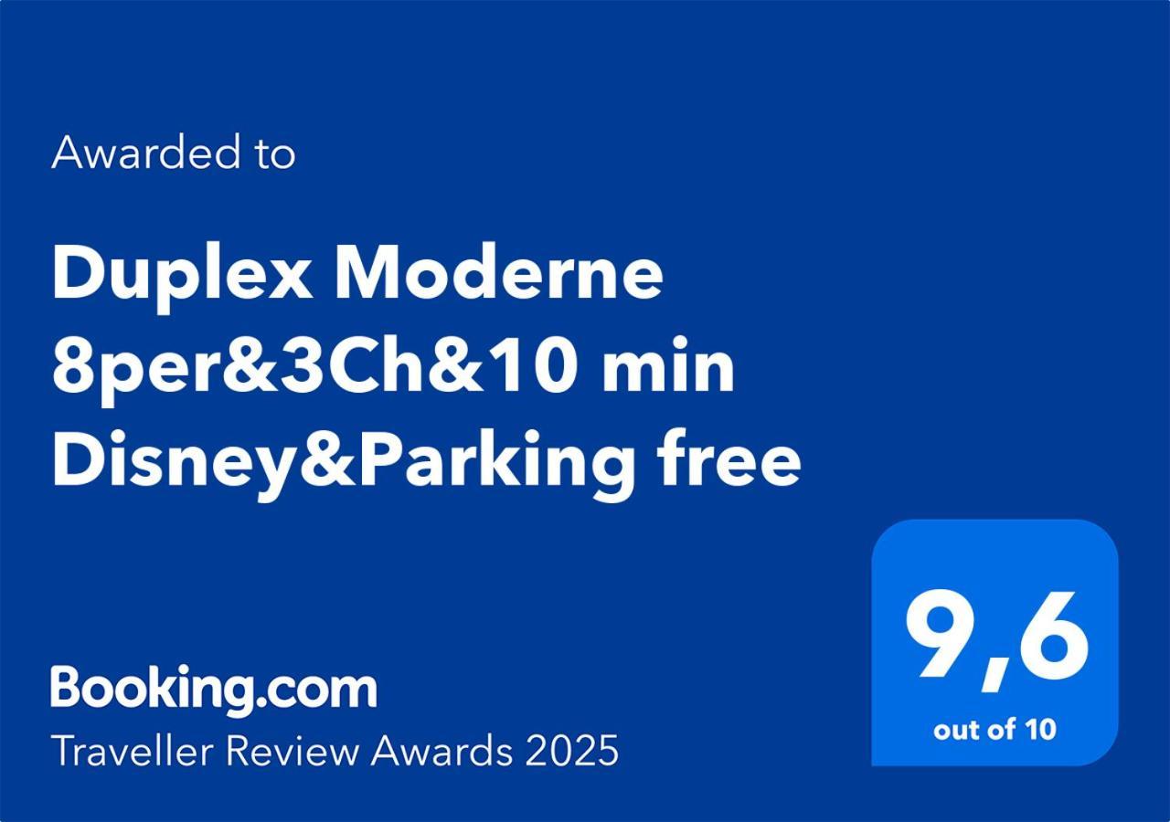 Duplex Moderne 8Per&3Ch&10 Min Disney&Parking Free 마그니 레 홍그레 외부 사진
